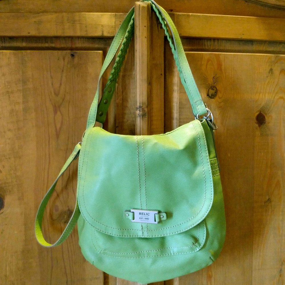RELIC - chartreuse shoulder bag